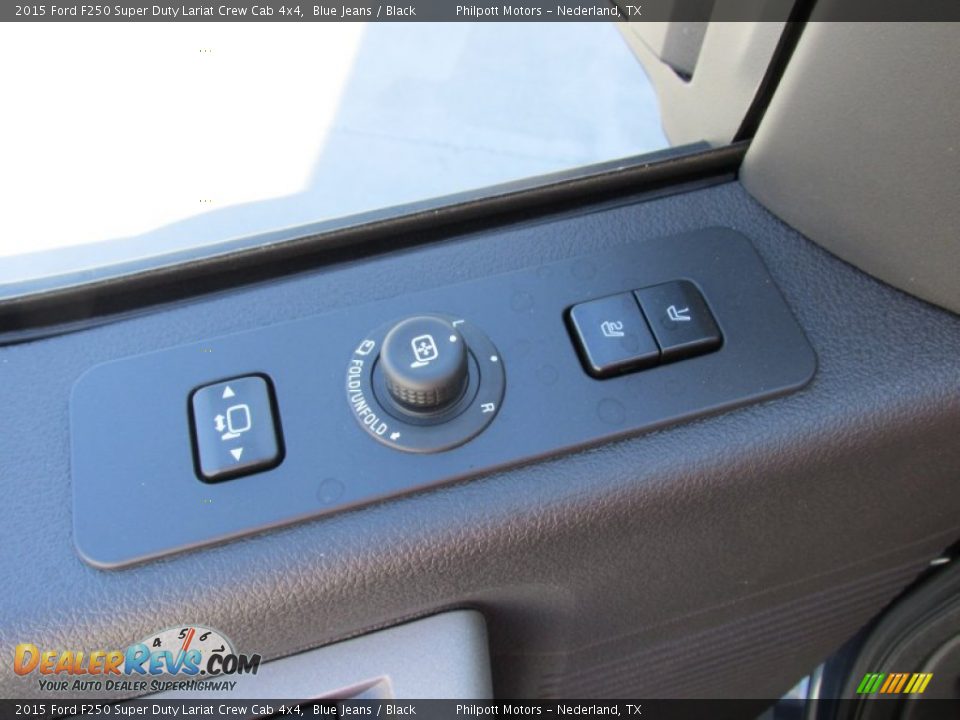2015 Ford F250 Super Duty Lariat Crew Cab 4x4 Blue Jeans / Black Photo #25