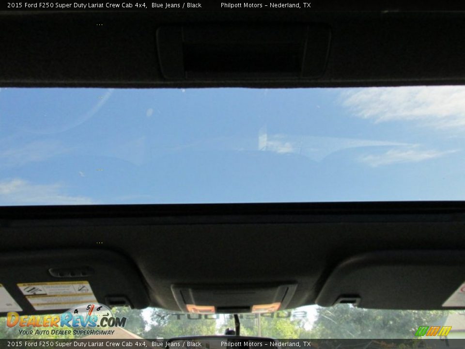 2015 Ford F250 Super Duty Lariat Crew Cab 4x4 Blue Jeans / Black Photo #29