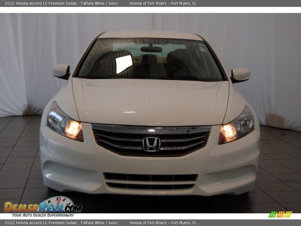 2012 Honda Accord LX Premium Sedan Taffeta White / Ivory Photo #3