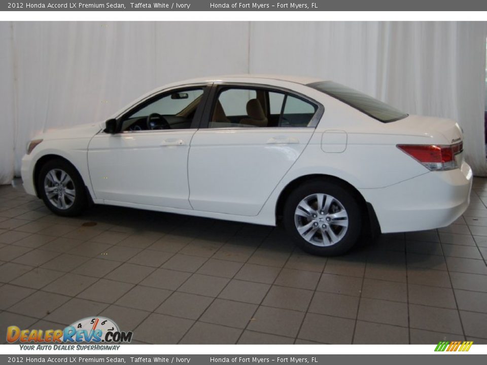 2012 Honda Accord LX Premium Sedan Taffeta White / Ivory Photo #11