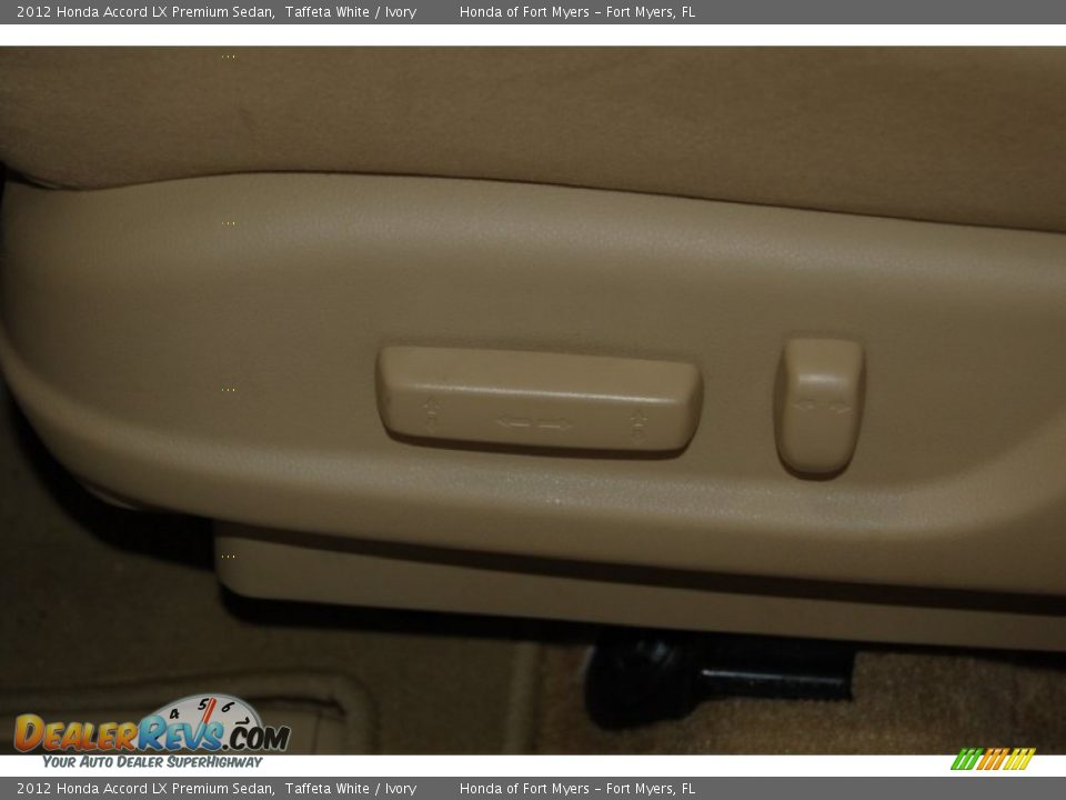 2012 Honda Accord LX Premium Sedan Taffeta White / Ivory Photo #15
