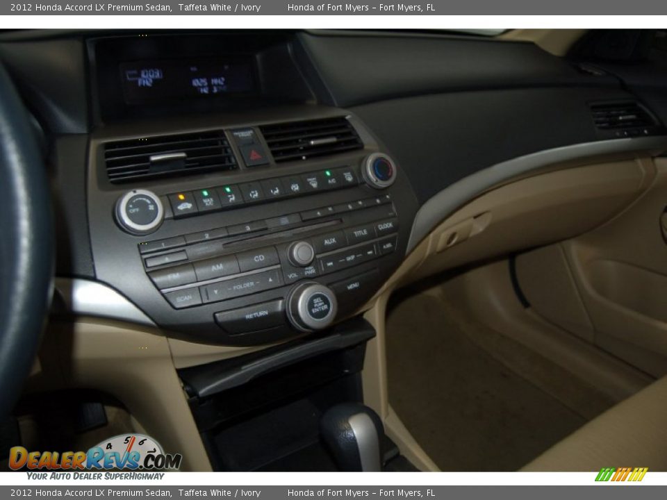 2012 Honda Accord LX Premium Sedan Taffeta White / Ivory Photo #16