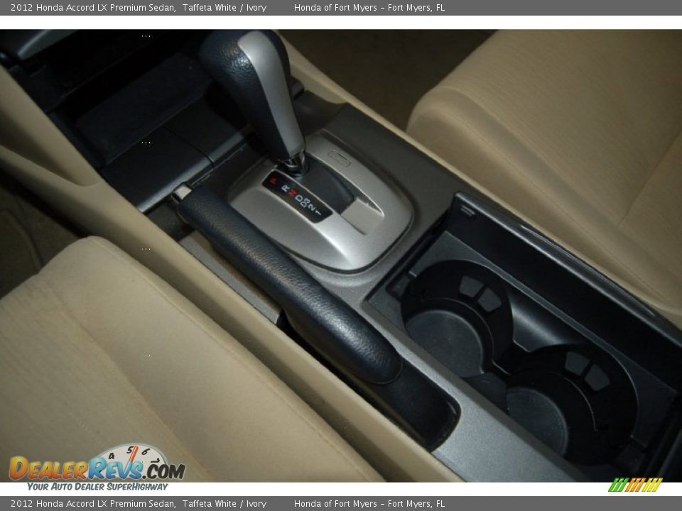 2012 Honda Accord LX Premium Sedan Taffeta White / Ivory Photo #17