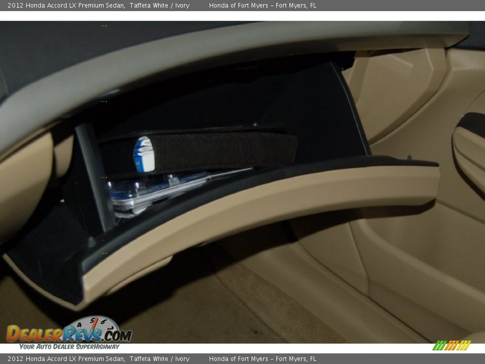 2012 Honda Accord LX Premium Sedan Taffeta White / Ivory Photo #18