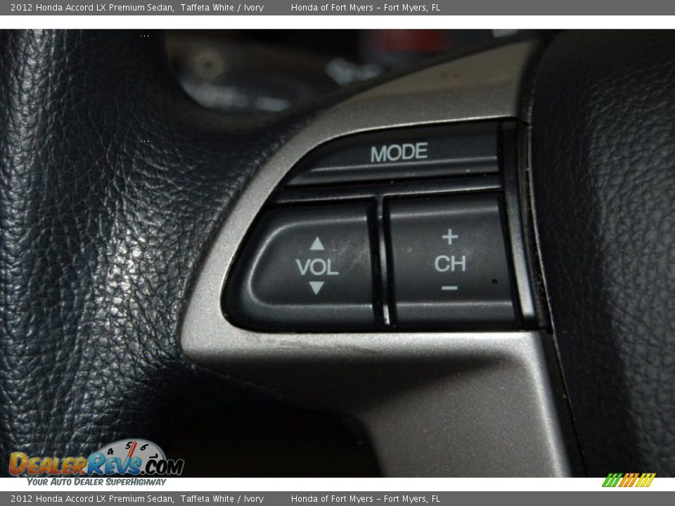 2012 Honda Accord LX Premium Sedan Taffeta White / Ivory Photo #21