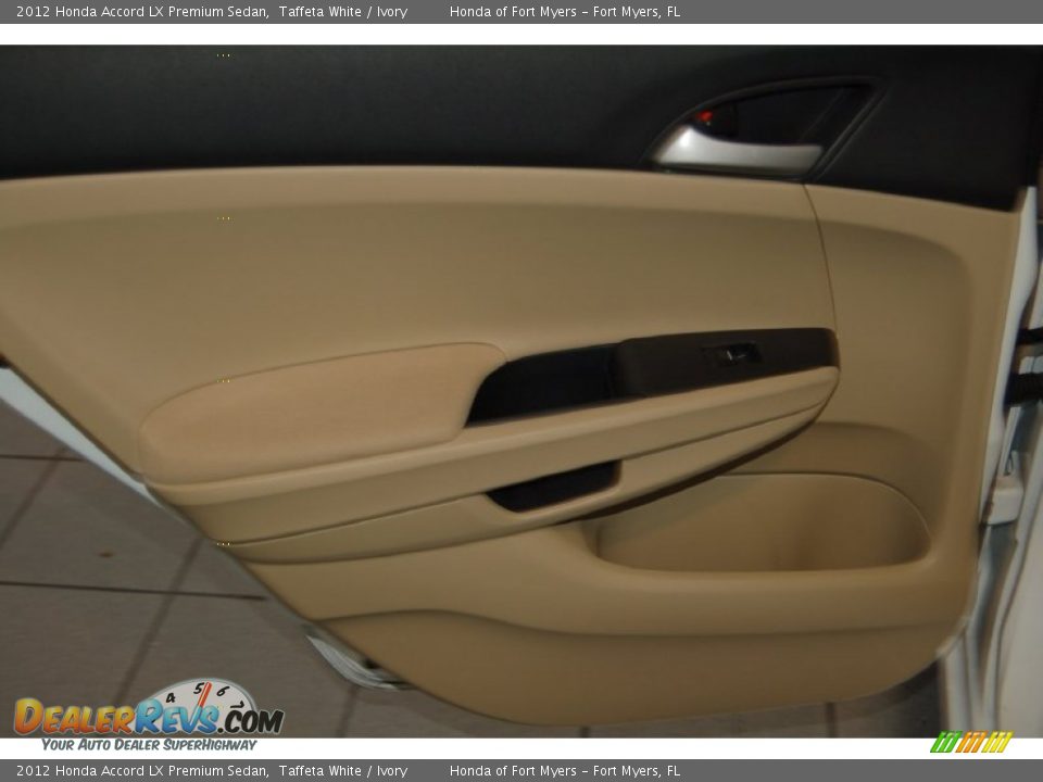 2012 Honda Accord LX Premium Sedan Taffeta White / Ivory Photo #22