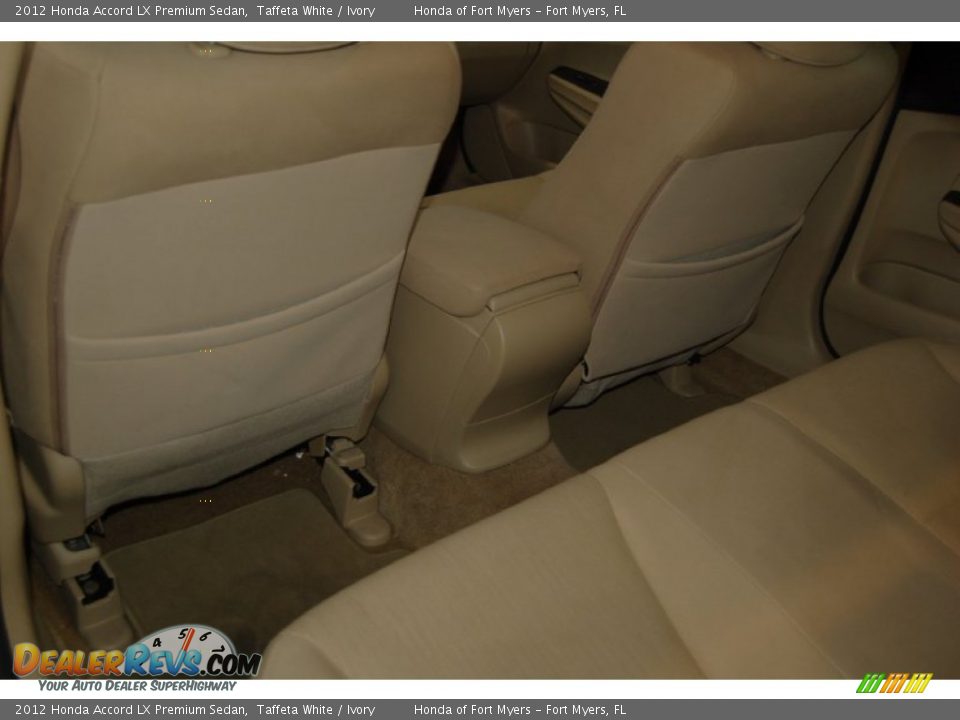 2012 Honda Accord LX Premium Sedan Taffeta White / Ivory Photo #23