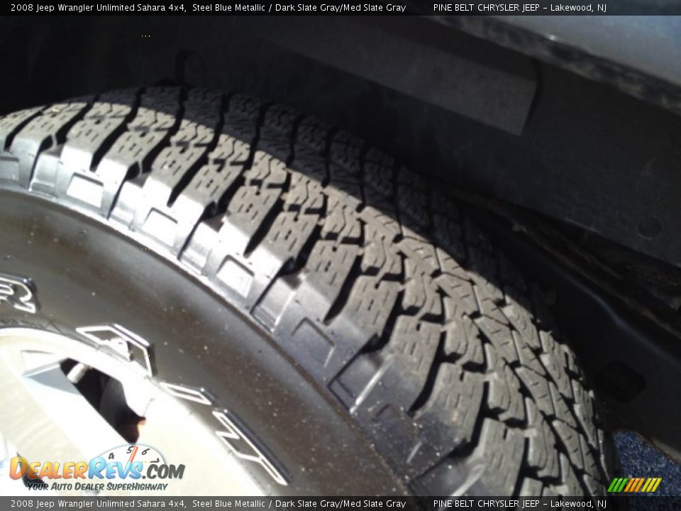 2008 Jeep Wrangler Unlimited Sahara 4x4 Steel Blue Metallic / Dark Slate Gray/Med Slate Gray Photo #22