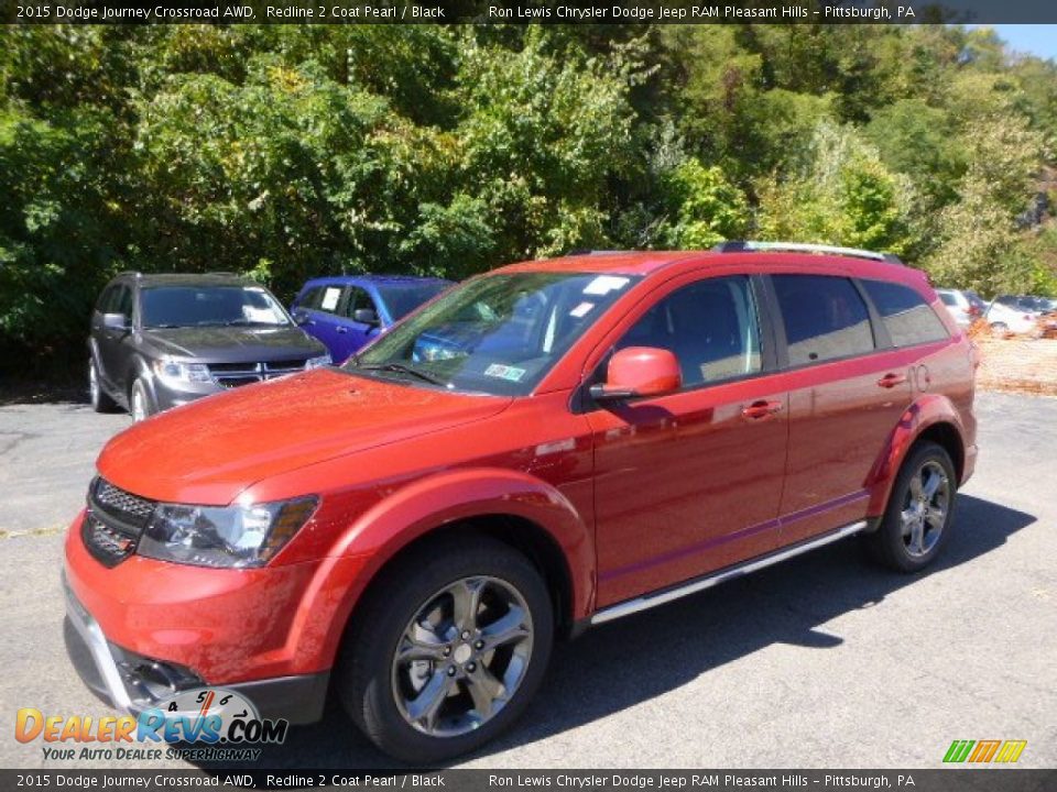 2015 Dodge Journey Crossroad AWD Redline 2 Coat Pearl / Black Photo #1