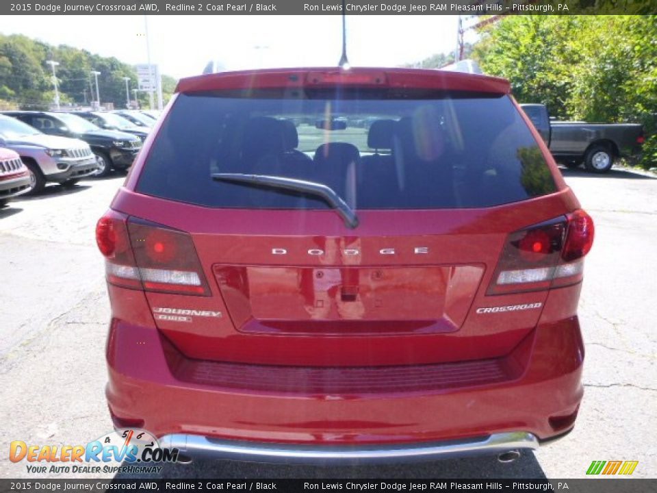 2015 Dodge Journey Crossroad AWD Redline 2 Coat Pearl / Black Photo #4