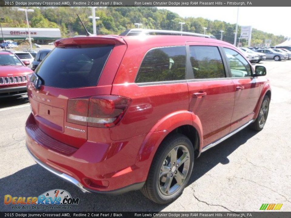 2015 Dodge Journey Crossroad AWD Redline 2 Coat Pearl / Black Photo #5
