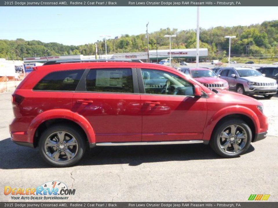 2015 Dodge Journey Crossroad AWD Redline 2 Coat Pearl / Black Photo #6