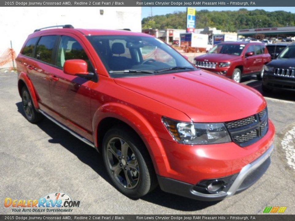 2015 Dodge Journey Crossroad AWD Redline 2 Coat Pearl / Black Photo #7