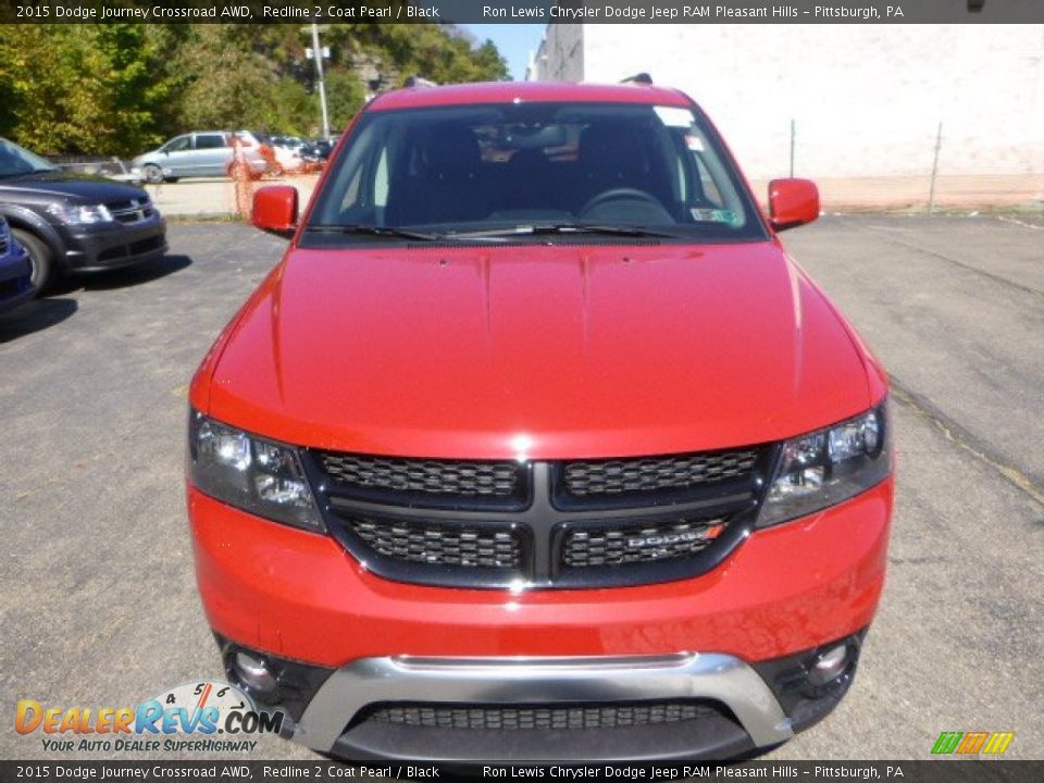 2015 Dodge Journey Crossroad AWD Redline 2 Coat Pearl / Black Photo #8