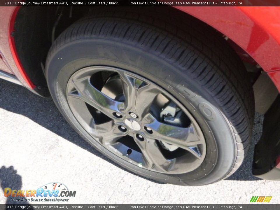 2015 Dodge Journey Crossroad AWD Redline 2 Coat Pearl / Black Photo #9