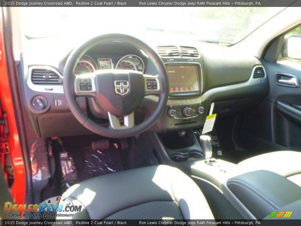 2015 Dodge Journey Crossroad AWD Redline 2 Coat Pearl / Black Photo #16