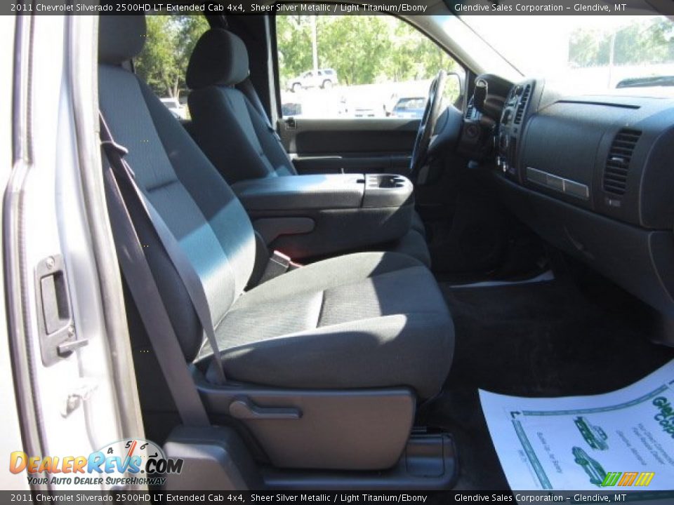 2011 Chevrolet Silverado 2500HD LT Extended Cab 4x4 Sheer Silver Metallic / Light Titanium/Ebony Photo #7