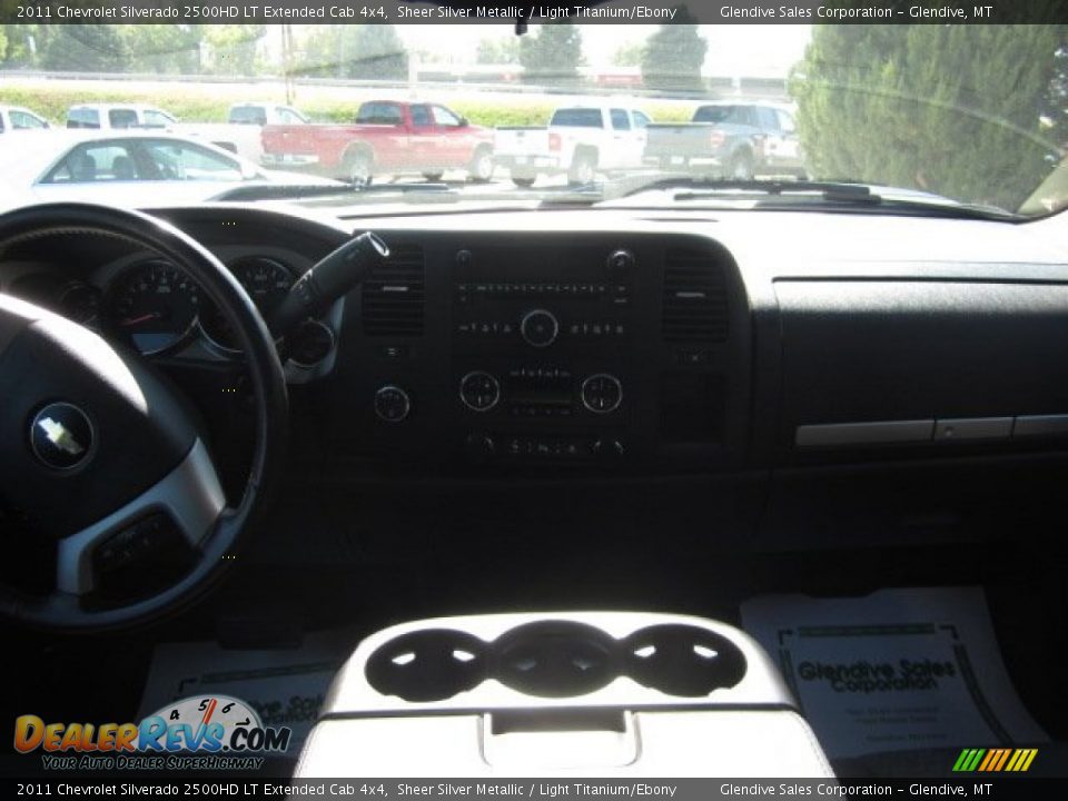 2011 Chevrolet Silverado 2500HD LT Extended Cab 4x4 Sheer Silver Metallic / Light Titanium/Ebony Photo #9