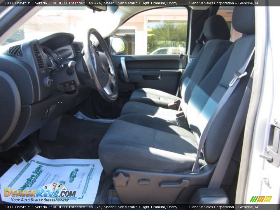 2011 Chevrolet Silverado 2500HD LT Extended Cab 4x4 Sheer Silver Metallic / Light Titanium/Ebony Photo #10