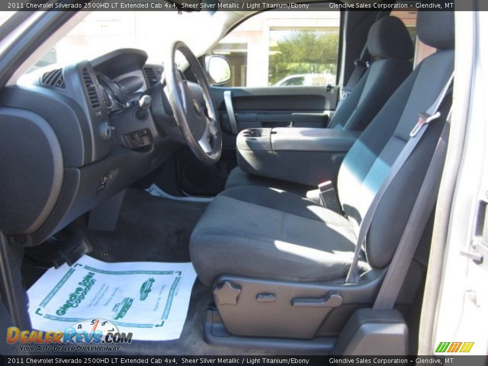 2011 Chevrolet Silverado 2500HD LT Extended Cab 4x4 Sheer Silver Metallic / Light Titanium/Ebony Photo #11