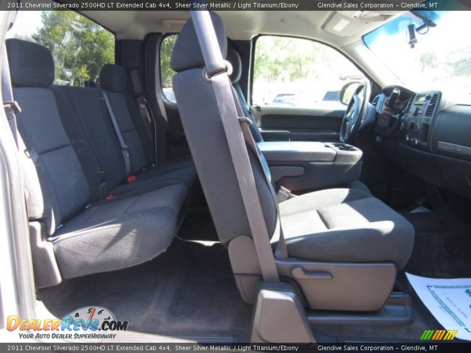 2011 Chevrolet Silverado 2500HD LT Extended Cab 4x4 Sheer Silver Metallic / Light Titanium/Ebony Photo #12