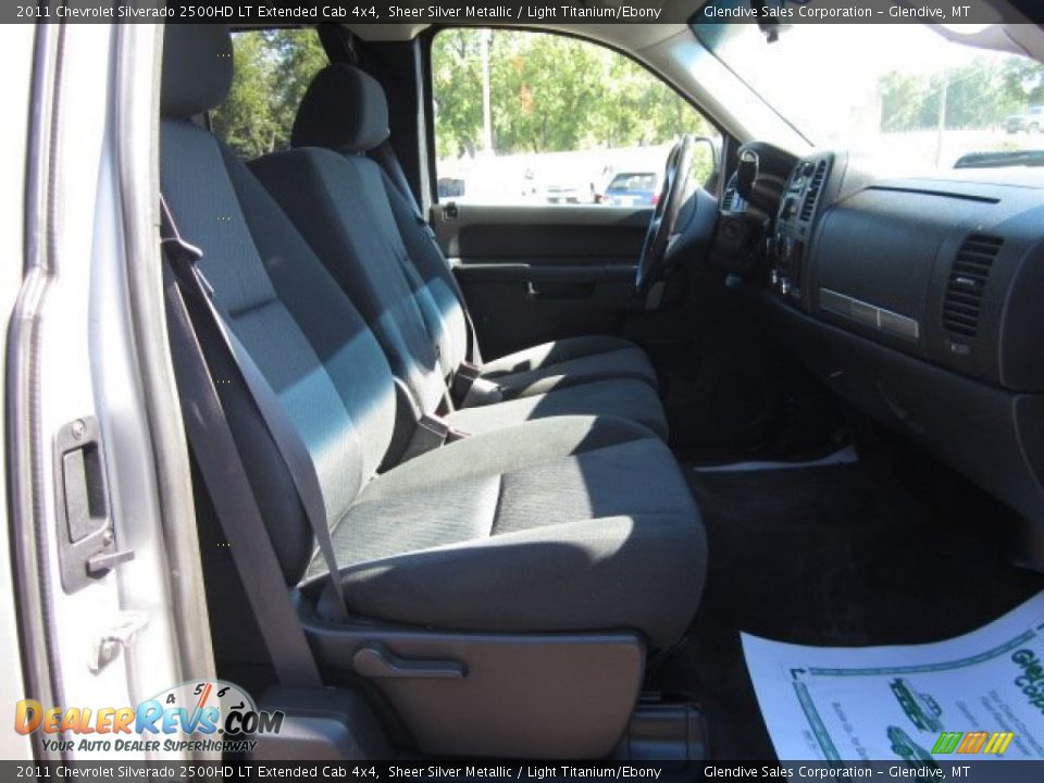 2011 Chevrolet Silverado 2500HD LT Extended Cab 4x4 Sheer Silver Metallic / Light Titanium/Ebony Photo #13
