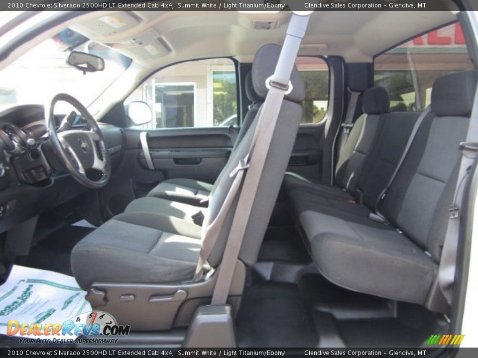 2010 Chevrolet Silverado 2500HD LT Extended Cab 4x4 Summit White / Light Titanium/Ebony Photo #6