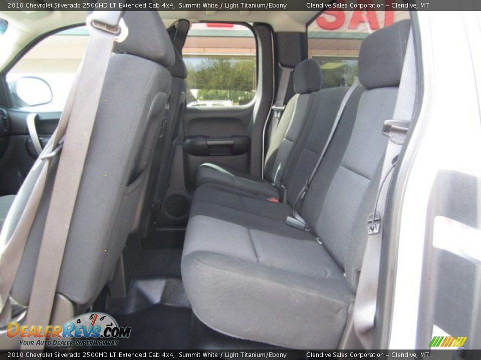 2010 Chevrolet Silverado 2500HD LT Extended Cab 4x4 Summit White / Light Titanium/Ebony Photo #8