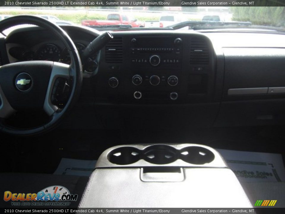 2010 Chevrolet Silverado 2500HD LT Extended Cab 4x4 Summit White / Light Titanium/Ebony Photo #9