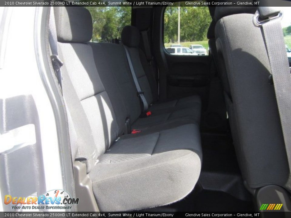 2010 Chevrolet Silverado 2500HD LT Extended Cab 4x4 Summit White / Light Titanium/Ebony Photo #14