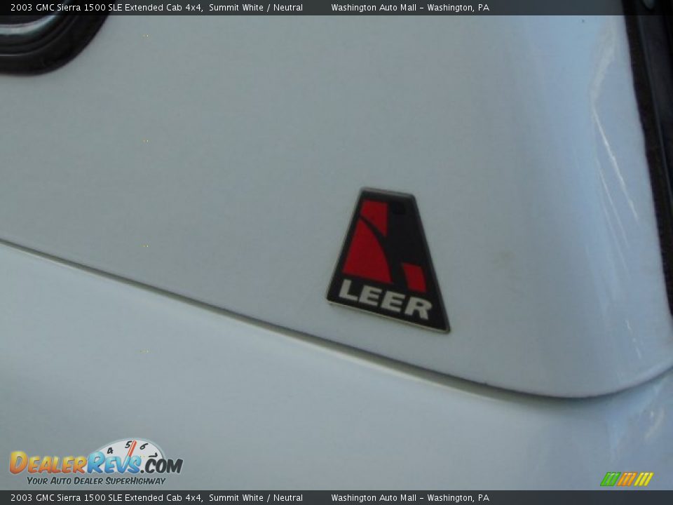 2003 GMC Sierra 1500 SLE Extended Cab 4x4 Summit White / Neutral Photo #9