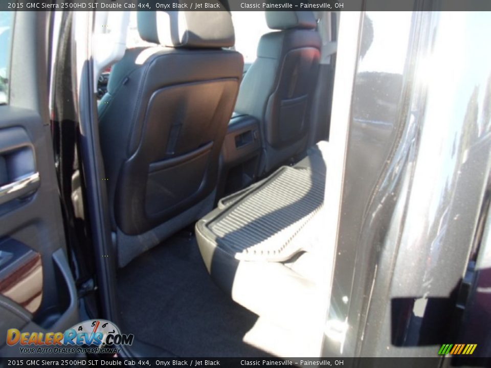 2015 GMC Sierra 2500HD SLT Double Cab 4x4 Onyx Black / Jet Black Photo #5
