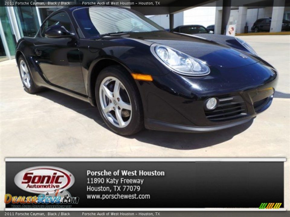 2011 Porsche Cayman Black / Black Photo #1