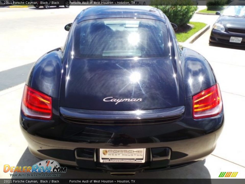 2011 Porsche Cayman Black / Black Photo #6