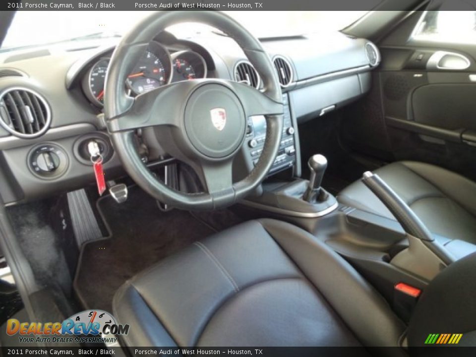 2011 Porsche Cayman Black / Black Photo #15