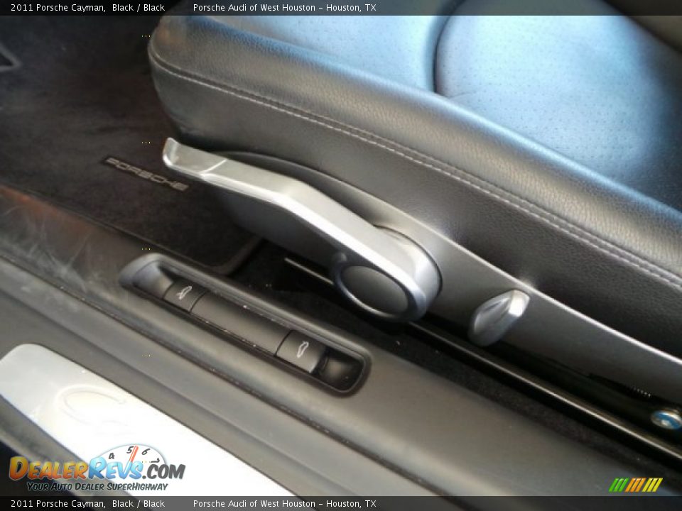 2011 Porsche Cayman Black / Black Photo #17