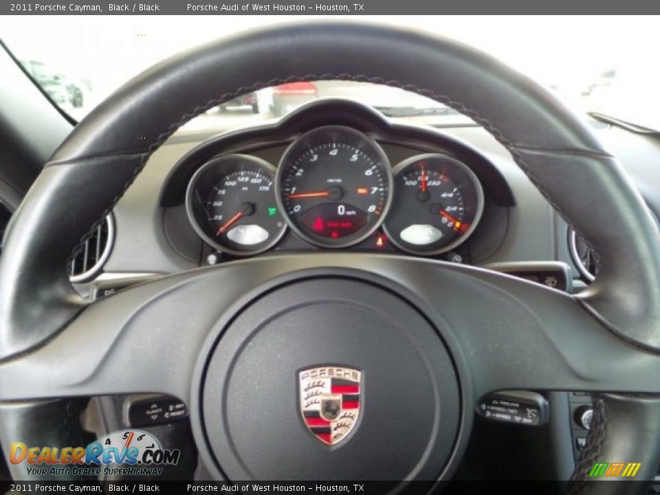 2011 Porsche Cayman Black / Black Photo #26