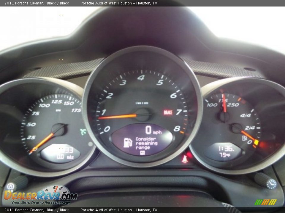 2011 Porsche Cayman Black / Black Photo #34