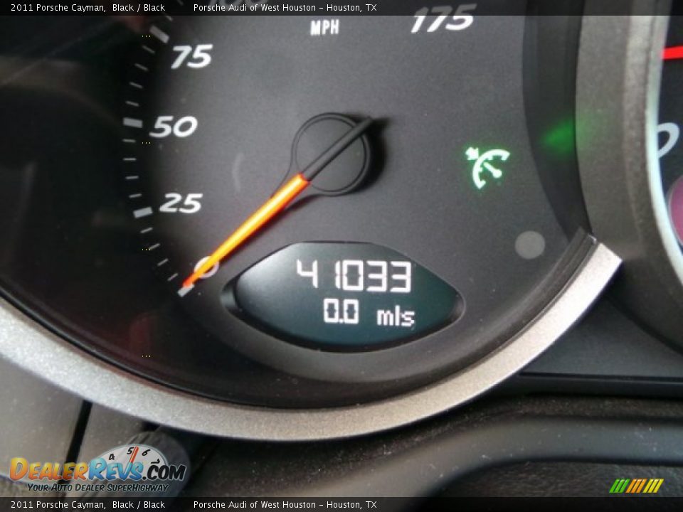 2011 Porsche Cayman Black / Black Photo #35