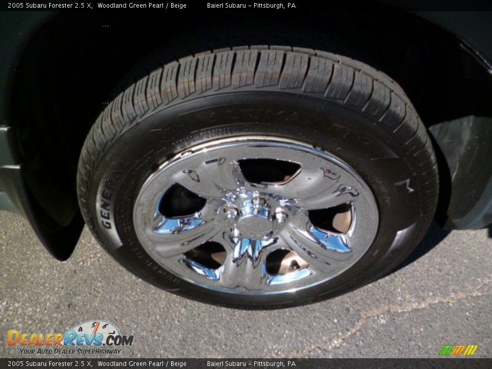 2005 Subaru Forester 2.5 X Woodland Green Pearl / Beige Photo #9