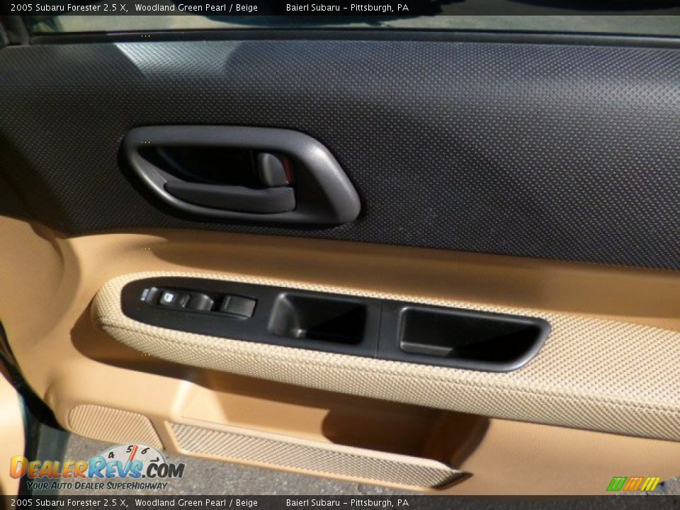 2005 Subaru Forester 2.5 X Woodland Green Pearl / Beige Photo #11