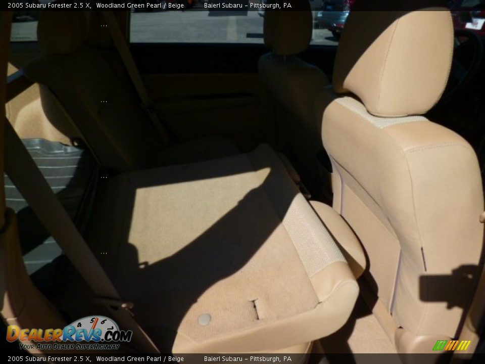 2005 Subaru Forester 2.5 X Woodland Green Pearl / Beige Photo #12