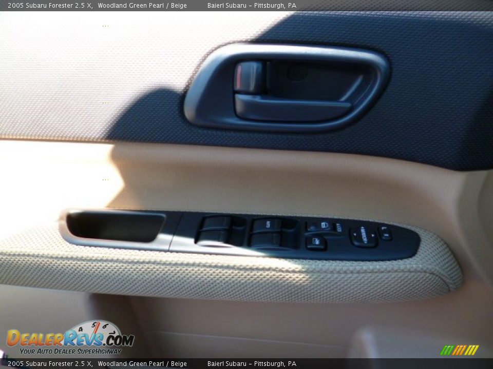 2005 Subaru Forester 2.5 X Woodland Green Pearl / Beige Photo #18