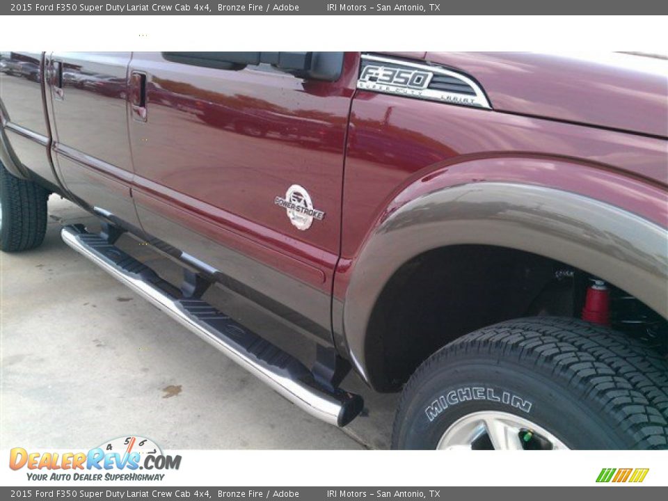 2015 Ford F350 Super Duty Lariat Crew Cab 4x4 Bronze Fire / Adobe Photo #3