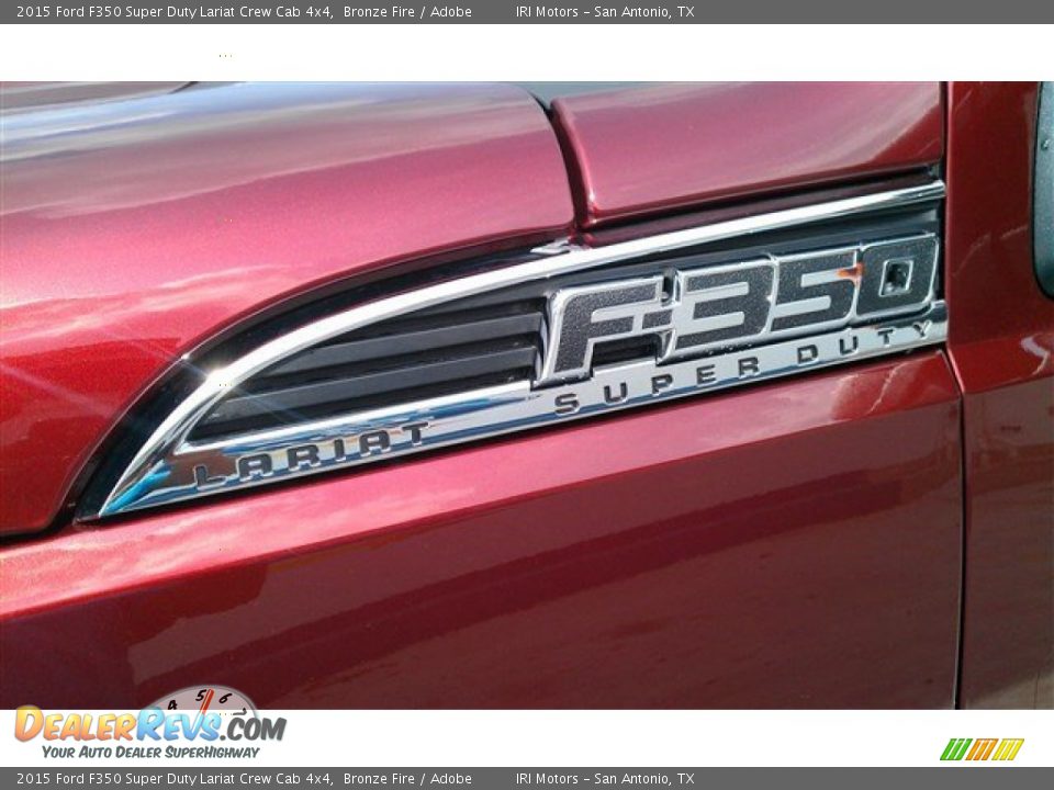 2015 Ford F350 Super Duty Lariat Crew Cab 4x4 Bronze Fire / Adobe Photo #6