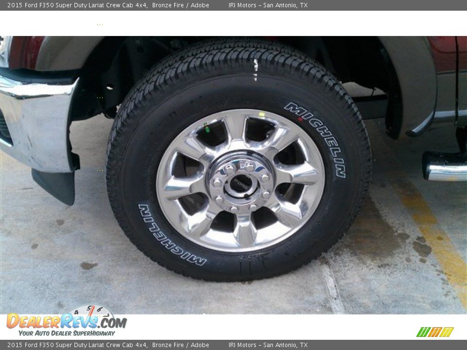 2015 Ford F350 Super Duty Lariat Crew Cab 4x4 Bronze Fire / Adobe Photo #10