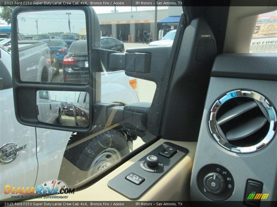 2015 Ford F350 Super Duty Lariat Crew Cab 4x4 Bronze Fire / Adobe Photo #19