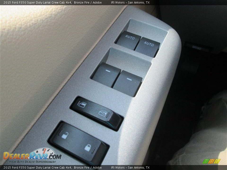 2015 Ford F350 Super Duty Lariat Crew Cab 4x4 Bronze Fire / Adobe Photo #21