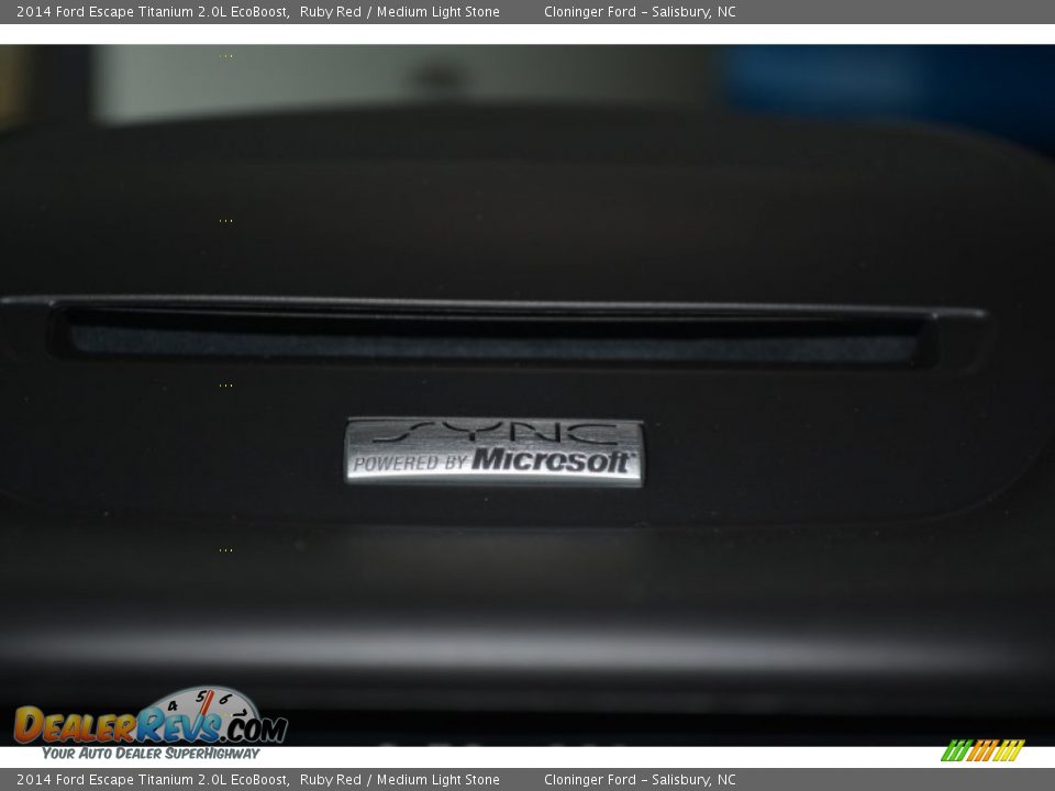 2014 Ford Escape Titanium 2.0L EcoBoost Ruby Red / Medium Light Stone Photo #18