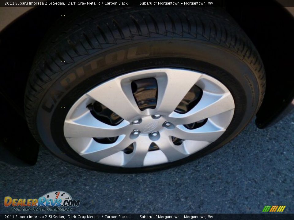 2011 Subaru Impreza 2.5i Sedan Dark Gray Metallic / Carbon Black Photo #13